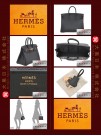 HERMES BIRKIN 25 (Pre-owned) - Black, Togo leather, Rose Gold hardware